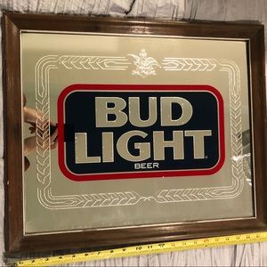 Bud Light Mirror 1989